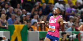 Wind stuwt Noah Lyles naar een tijd onder de 10″ op Bermuda, Emmanuel Wanyonyi verbetert WR op de mijl op de weg
