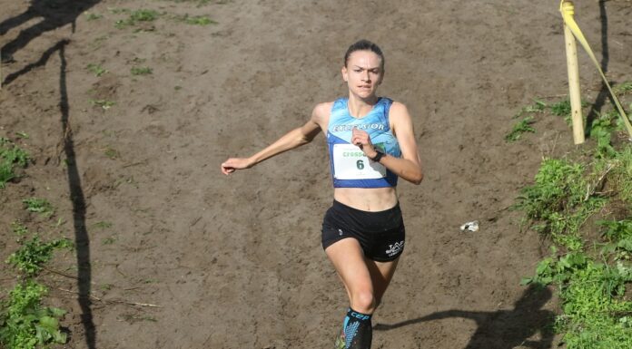 Jana Van Lent en Sander Vercauteren vallen net naast het podium in Soest