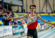 Pieter Sisk heerst op IFAM Indoor met BR 1000m