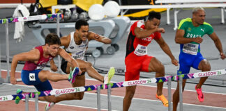 WK Glasgow: Michael Obasuyi en Elie Bacari mogen zich opmaken voor halve finale 60m horden