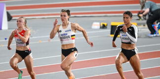 WK Glasgow: Rani Rosius komt tot op twee honderdsten van Gevaert, ook Delphine Nkansa naar halve finale