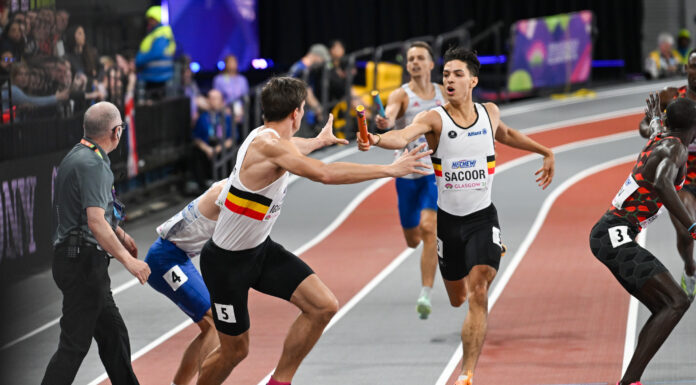 WK Glasgow: Belgian Tornados plaatsen zich ondanks hectiek probleemloos voor 4x400m-finale
