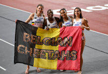 WK Glasgow: Belgian Cheetahs worden mooi vierde in 4x400m-finale met BR