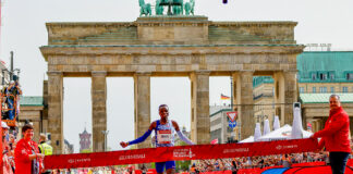 Eerste warmte is spelbreker voor Simon Debognies, Nicolaï Saké en Hanne Verbruggen tijdens halve marathon Berlijn