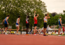 BK 4x400m kleurt voorprogramma Allianz Memorial van Damme