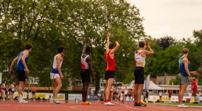 BK 4x400m kleurt voorprogramma Allianz Memorial van Damme