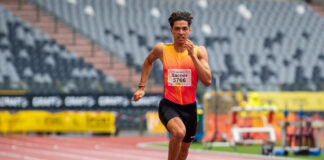 Jonathan Sacoor is nog niet uitgeteld na lang seizoen en loopt in Rovereto naar derde plaats