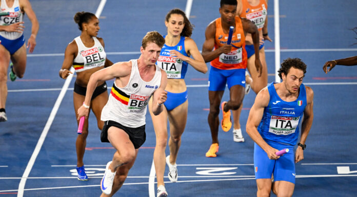EK Rome – Mixed relay-kwartet ziet eerste medaille in ultieme slot in rook opgaan