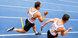 EK Rome – Belgian Falcons grijpen net naast medailles op 4x100m
