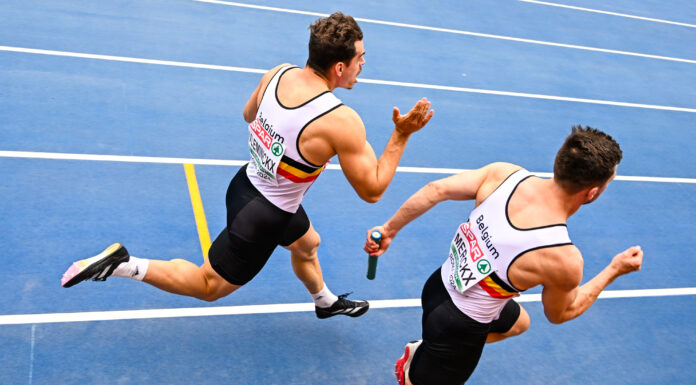 EK Rome – Belgian Falcons grijpen net naast medailles op 4x100m