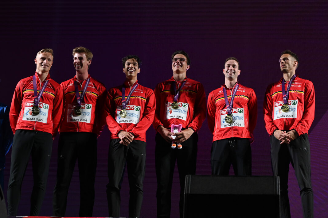 Belgian Tornados, Jonathan Sacoor, Alexander Doom, Dylan Borlée, Robin Vanderbemden