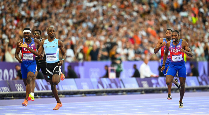 OS Parijs – Noah Lyles ziet sprintdubbel in rook opgaan, Amerikanen krijgen toch reden tot juichen