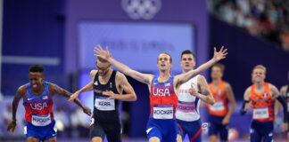 OS Parijs – Als twee honden vechten om een been loopt Cole Hocker ermee heen, ook Thomas en Tentoglou pakken goud