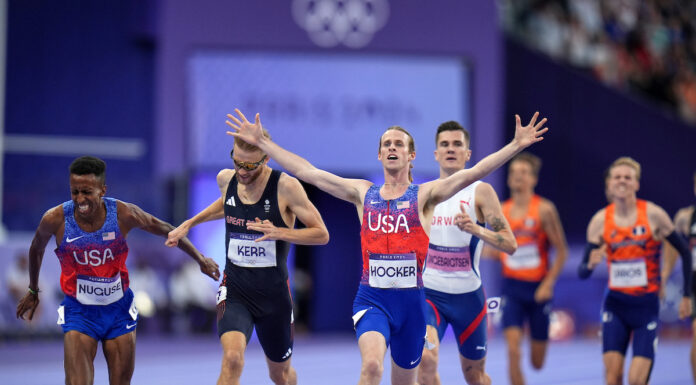 OS Parijs – Als twee honden vechten om een been loopt Cole Hocker ermee heen, ook Thomas en Tentoglou pakken goud
