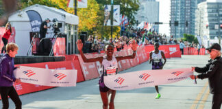 Ruth Chepngetich verpulvert wereldrecord en sloopt 2u10-barrière op de marathon