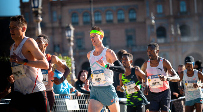 Koen Naert loopt tweede marathonchrono ooit in Sevilla
