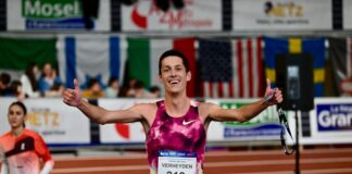 Ruben Verheyden knalt in Oslo naar Belgisch mijlrecord