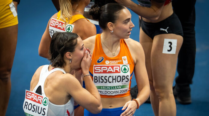 EK Apeldoorn: Rani Rosius vlamt voorbij Belgisch record van Kim Gevaert naar 60m-finale