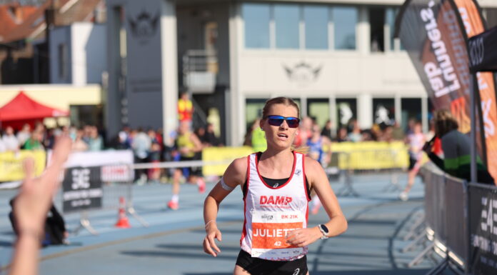 Juliette Thomas evenaart 10km-PR in Valenciennes