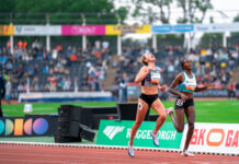 Eline Dalemans verpulvert BR 3.000m steeple tijdens FBK Games