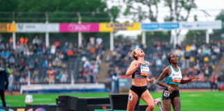 Eline Dalemans verpulvert BR 3.000m steeple tijdens FBK Games