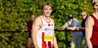 Emiel Botterman, Elie Bacari, Dylan Borlée en Yanla Ndjip-Nyemeck aan het woord na de Guldensporenmeeting in Kortrijk