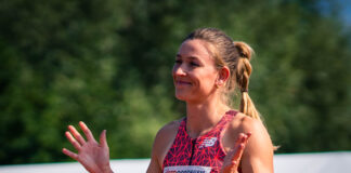 Paulien Couckuyt schiet outdoorseizoen op gang met derde plaats in gouden Kip Keino Classic
