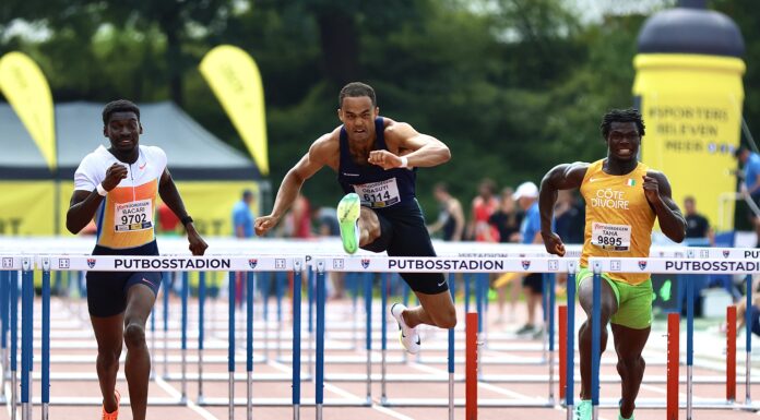 Michael Obasuyi vlamt tijdens IFAM naar nieuw Belgisch record