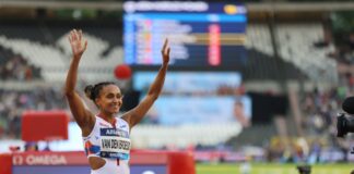 Naomi Van den Broeck viert in Boedapest rentree na kuitblessure