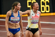 Paulien Couckuyt duikt voor het eerst onder magische 54-secondenbarrière op de 400mH