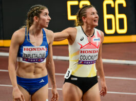 Paulien Couckuyt duikt voor het eerst onder magische 54-secondenbarrière op de 400mH