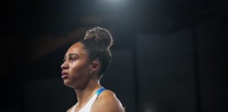 Delphine Nkansa opent seizoen met vijfde Belgische 300m aller tijden