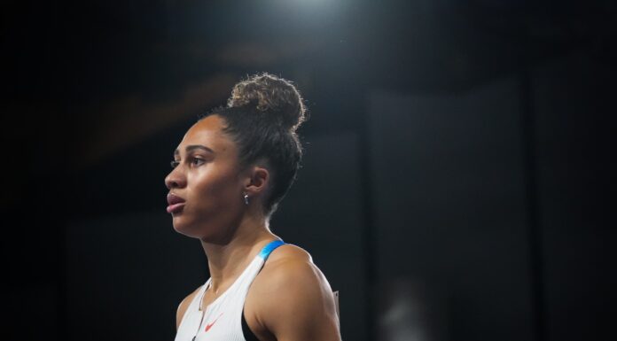Delphine Nkansa opent seizoen met vijfde Belgische 300m aller tijden