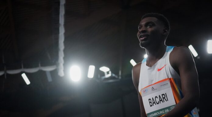 Elie Bacari evenaart Belgisch record en knalt naar WK indoor bij eerste 60mH van het seizoen