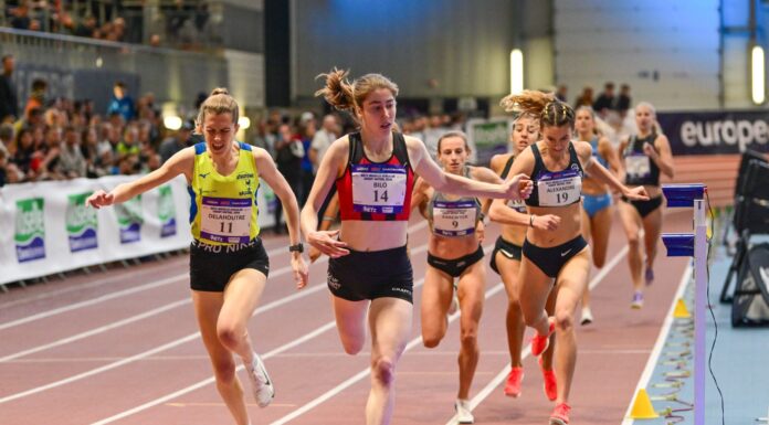 Laure Bilo beukt zich in Metz naar een derde plaats aller tijden op Belgische 800m-ranking