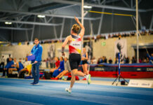 Simon Verherstraeten knalt nog harder dan ooit en scherpt eigen Belgisch record op 60m aan