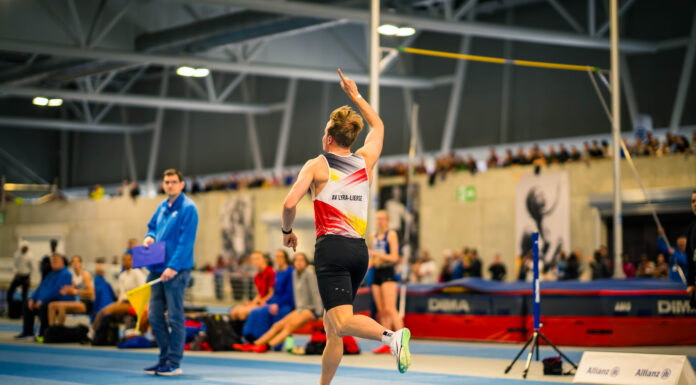 Simon Verherstraeten knalt nog harder dan ooit en scherpt eigen Belgisch record op 60m aan