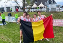Belgen pakken goud op korte gemengde aflossing op WK veldlopen voor studenten; Fotyen Tesfay wordt tweede snelste vrouw ooit op de marathon