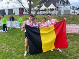 Belgen pakken goud op korte gemengde aflossing op WK veldlopen voor studenten; Fotyen Tesfay wordt tweede snelste vrouw ooit op de marathon