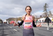 Chloé Herbiet verbetert in Berlijn 24 jaar oud BR van Marleen Renders op halve marathon, Lisa Rooms duikt ook onder oud record