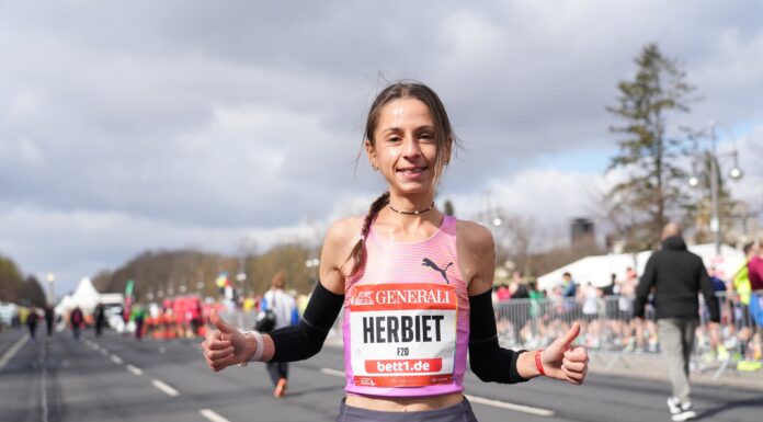 Chloé Herbiet verbetert in Berlijn 24 jaar oud BR van Marleen Renders op halve marathon, Lisa Rooms duikt ook onder oud record
