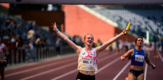 Ilona Dhaenens verpulvert twee weken oud BR junioren over 100m, Julien Watrin duikt opnieuw onder 50″ op de horden
