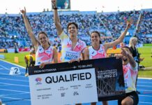 World Relays – Falcons imponeren met Belgisch record en WK-kwalificatie, ook Waffles boeken ticket naar Peking