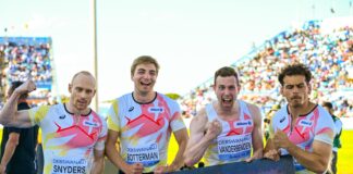 World Relays – Falcons imponeren met Belgisch record en WK-kwalificatie, ook Waffles boeken ticket naar Peking