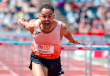 Michael Obasuyi verbetert BR 110m horden in Parijs tot 13″16