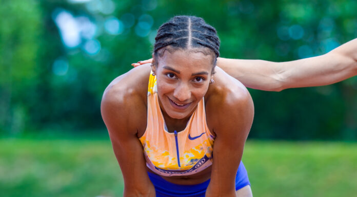 Surprise act Nafi Thiam loopt 200m in Leuven, Justine Goosens wordt vijfde aller tijden over 300m
