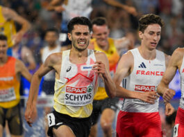 EK Birmingham – Rémi Schyns knap zevende in steeplefinale, Querinjean pakt zilver