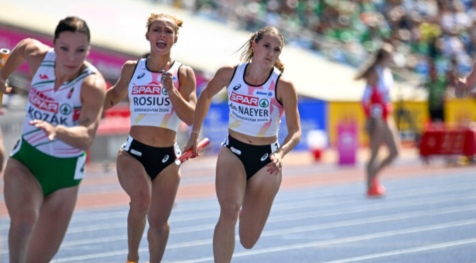 EK Birmingham – Belgian Rockets met snelste verliezende tijd naar 4x100m-finale