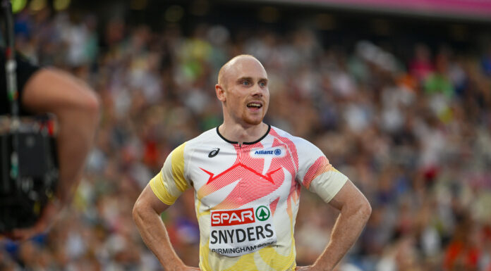 EK Birmingham – Antoine Snyders vijfde in halve finale 200m