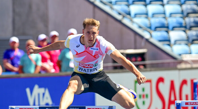 EK Birmingham – Julien Watrin finisht als vijfde in halve finale 400m horden